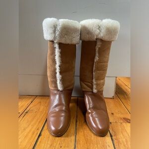 Vintage Bass Shearling boots